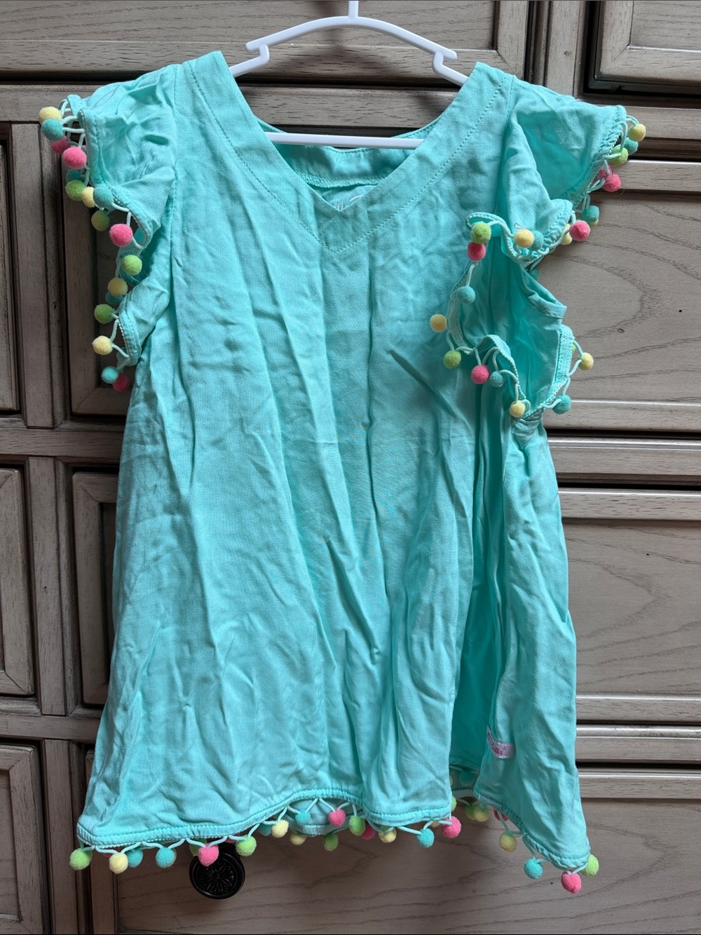 Ruffle Butts Turquoise Girls Coverup